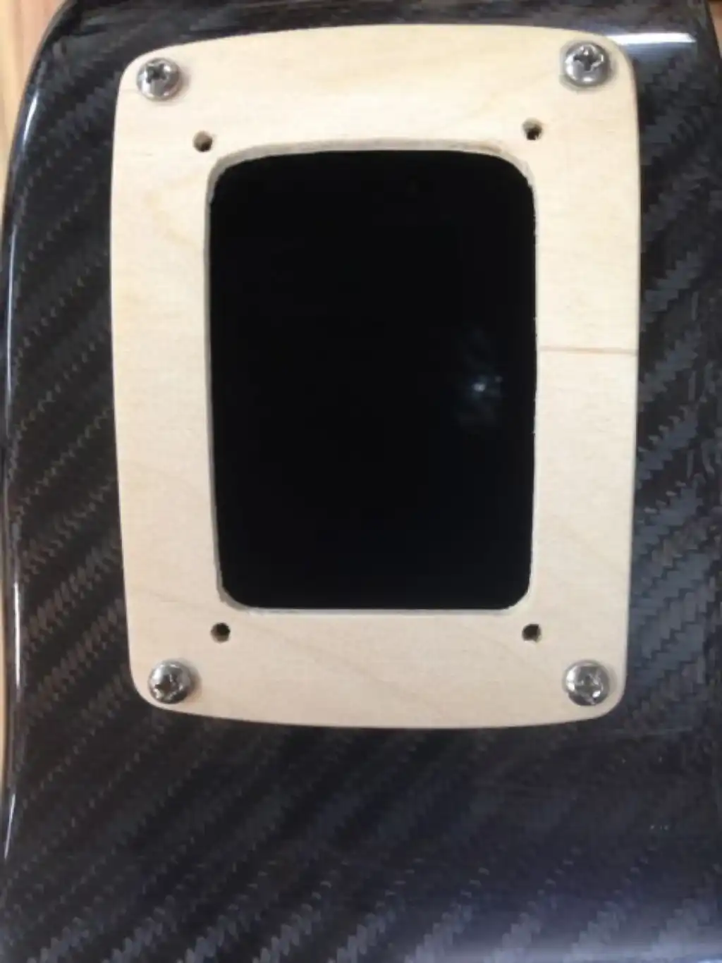 Reducer mounted on the guitar