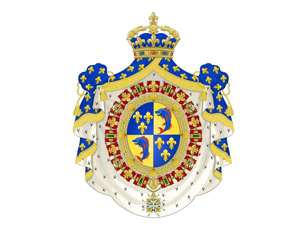 Cozad Guitars - Dauphin Coat of Arms 