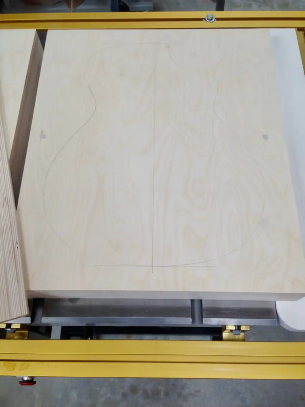 Block trimmed and trued