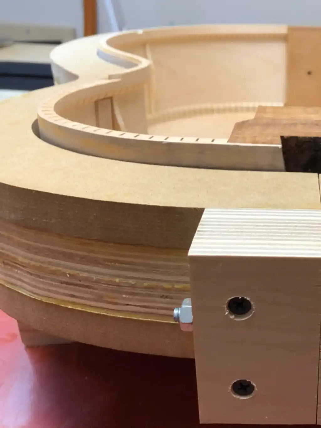 Body mold clamp to block retrofit
