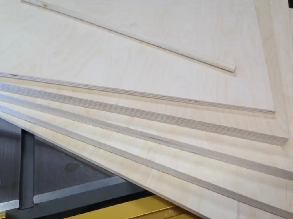 Plywood pieces