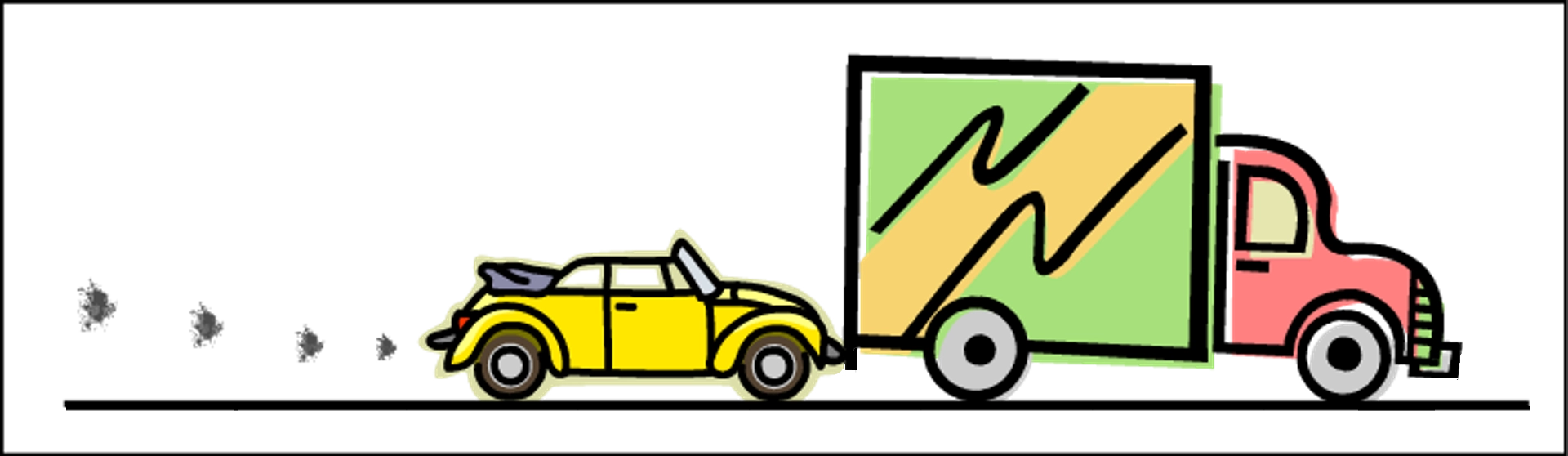 Car Pushing Truck