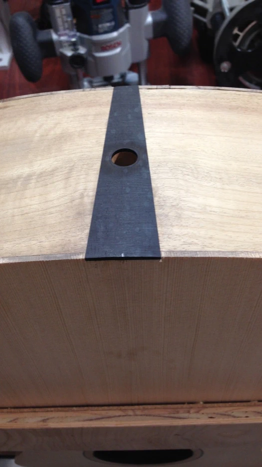 Cozad Guitars - End Pin Hole