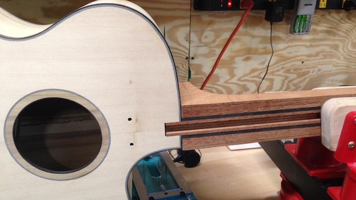 Cozad Guitars - Neck to Body