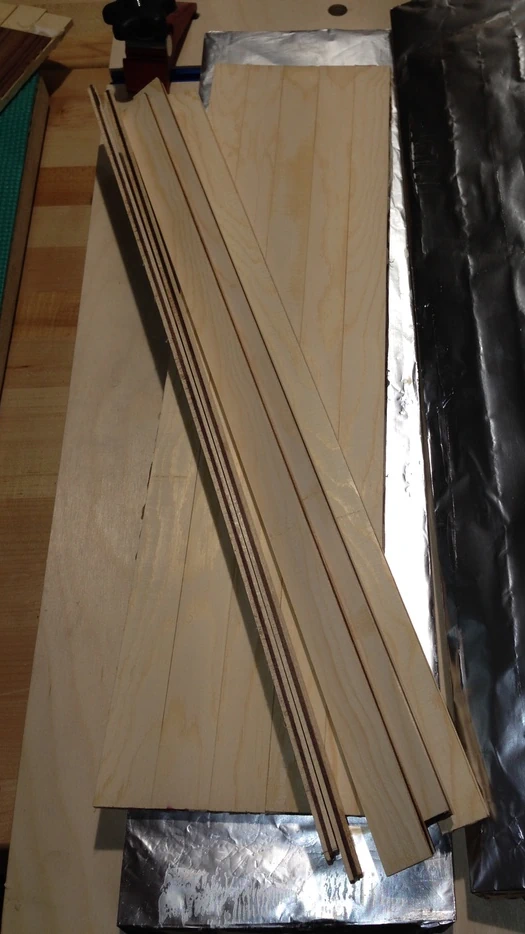 Cozad Guitars - Rosewood and Spruce Brace Stock