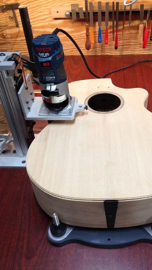 Cozad Guitars - Routing for Binding