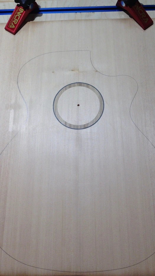 Cozad Guitars - Soundboard with Rosette