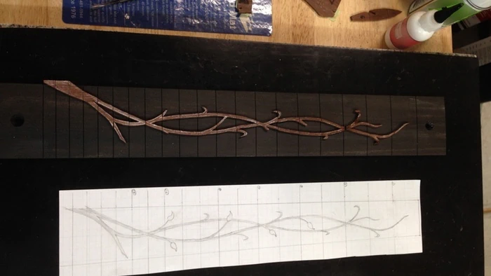 Cozad Guitars - Fretboard Inlay Pieces all Cut Out