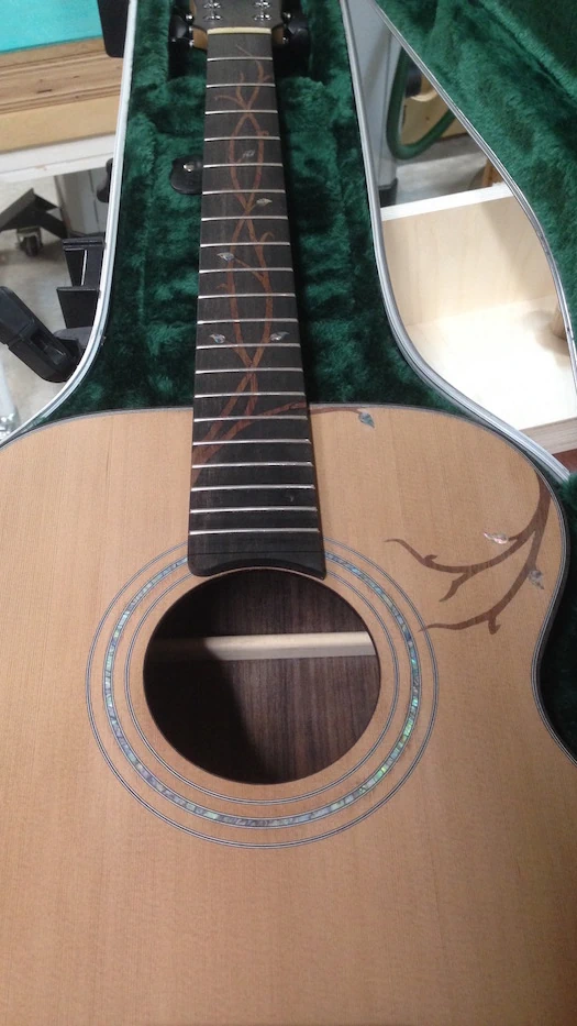 Cozad Guitars - Fretboard and Soundboard Inlay