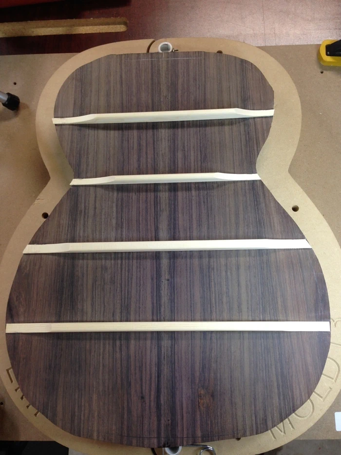 Cozad Guitars - Rosewood Back Inside