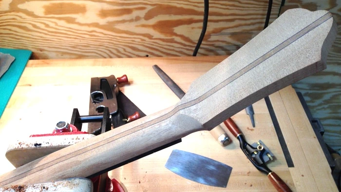 Cozad Guitars - Shaping the Neck