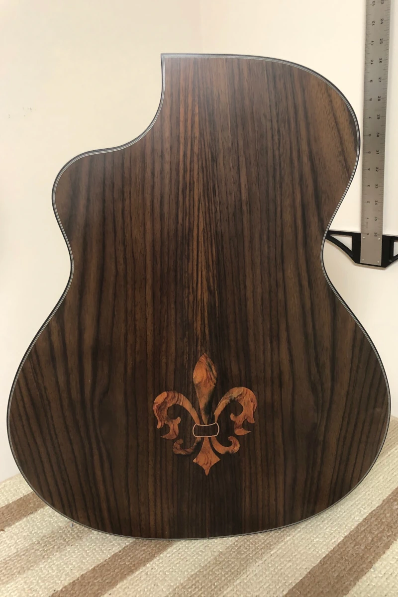 Cozad Guitars - Dauphin Back with Fleur-de-lis