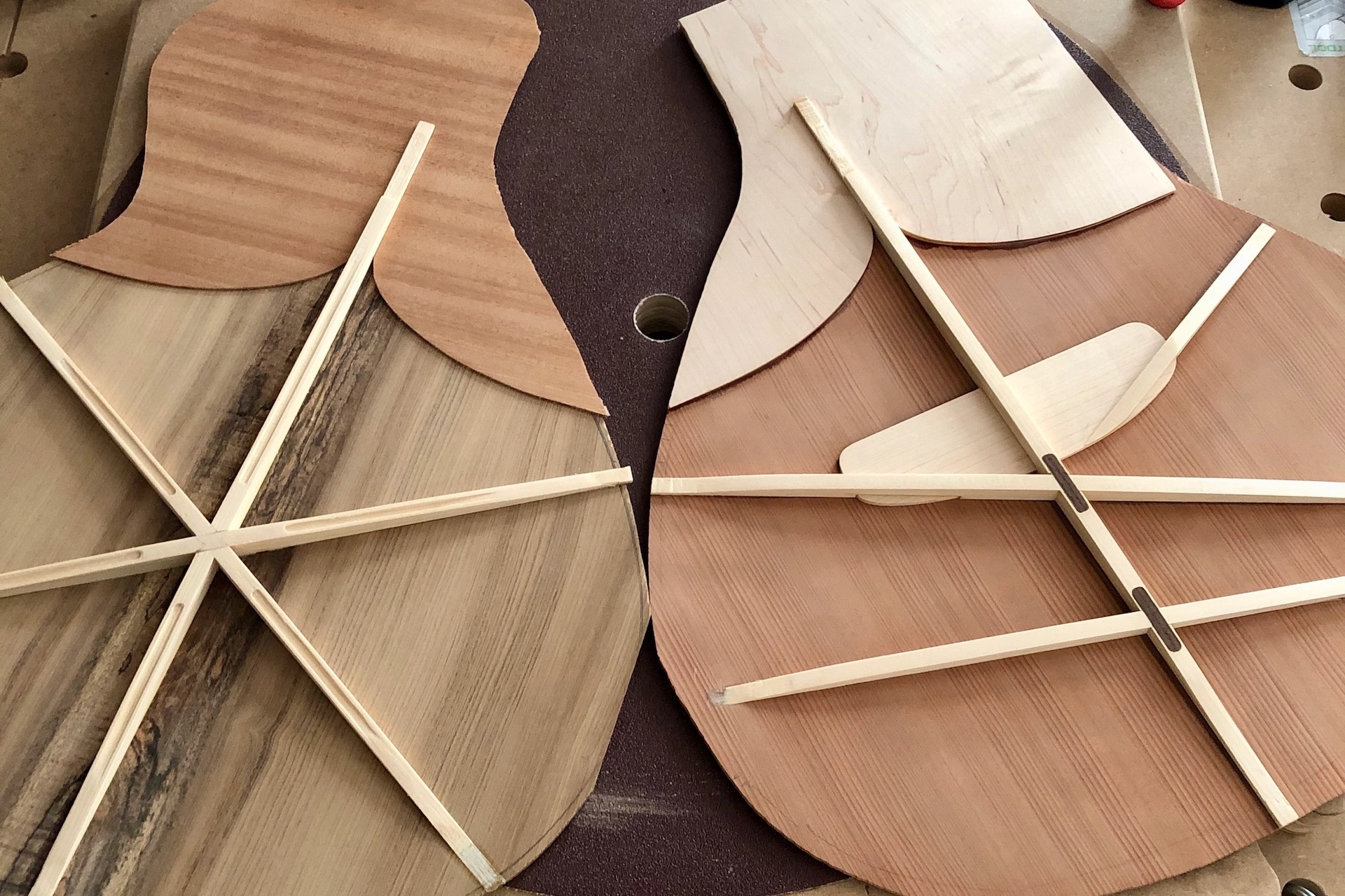 Cozad Guitars - Esprit Front and Back Plates