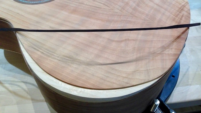 Cozad Guitars - Arm Bevel Binding