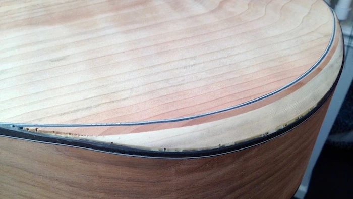 Cozad Guitars - Arm Bevel Rough Shape