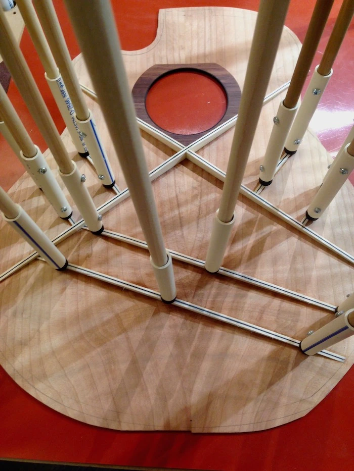 Cozad Guitars - Soundboard Bracing