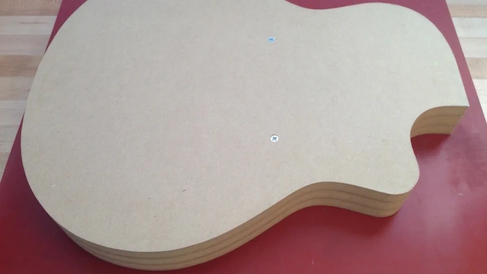 Cozad Guitars - Wooden Body Template