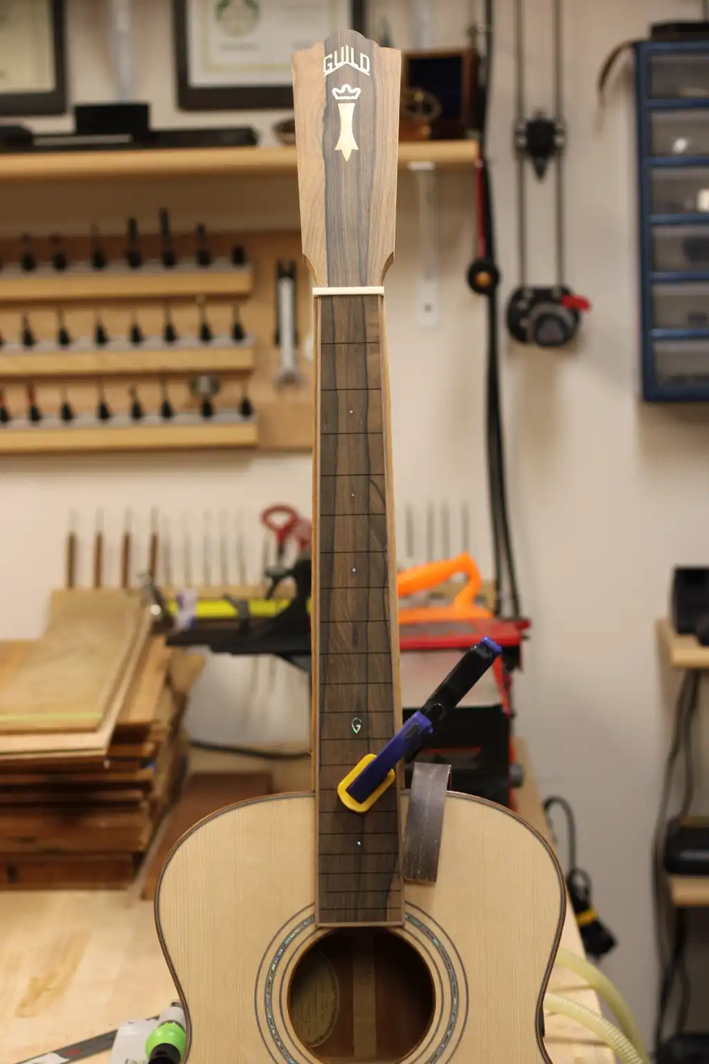 Test Fitting the Neck