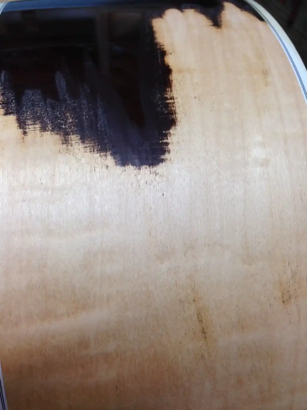 F-412 Maple Back Closeup