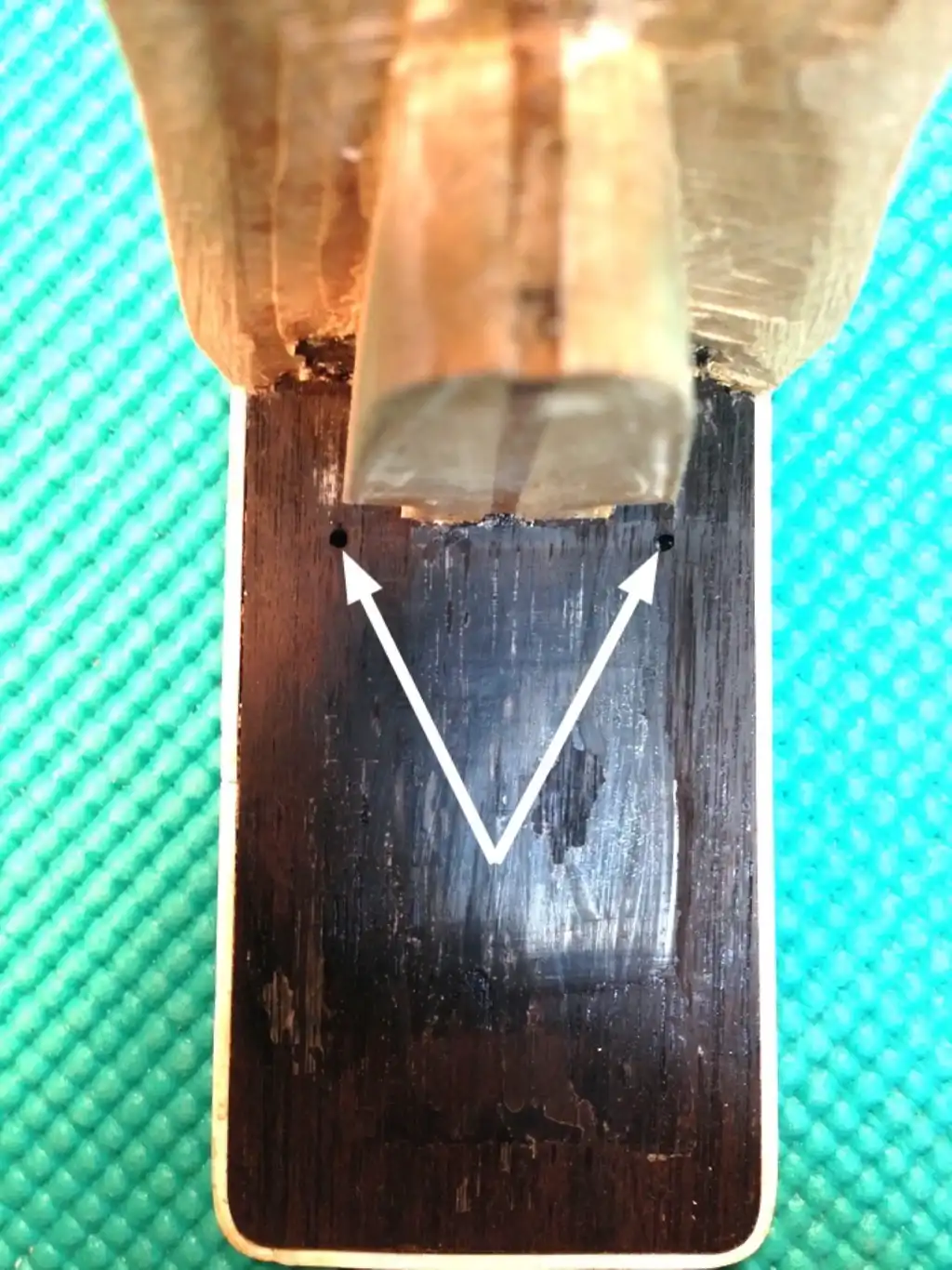 F-412 Steam Holes Underside