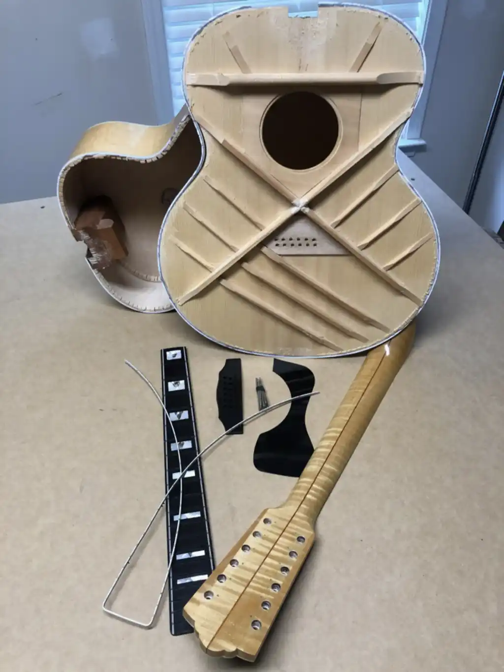 1999 Guild JF65-12 Deconstructed