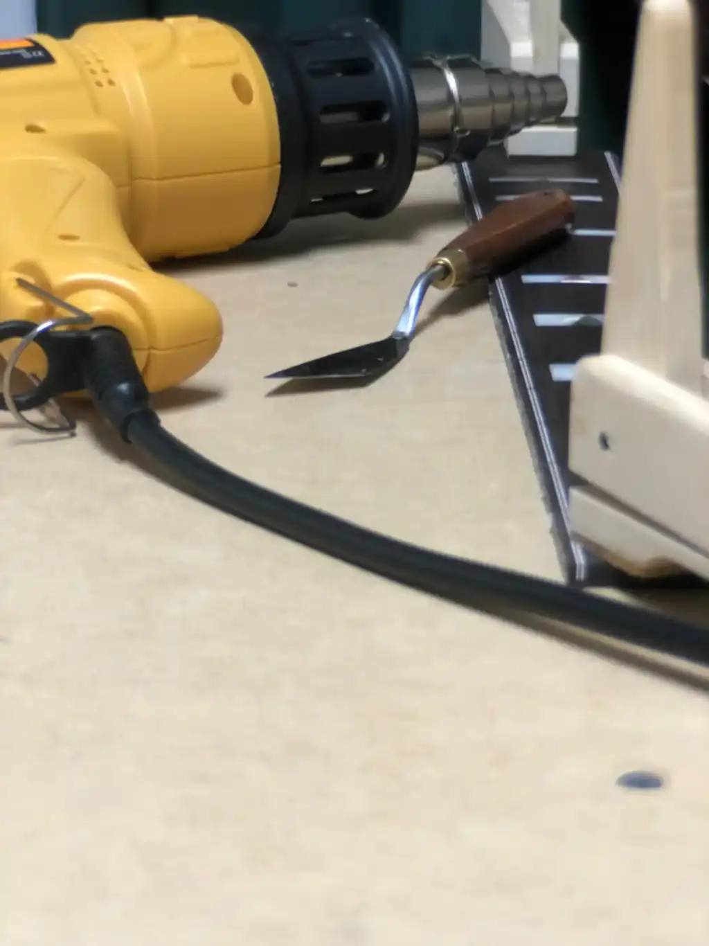 Removing the glue residue