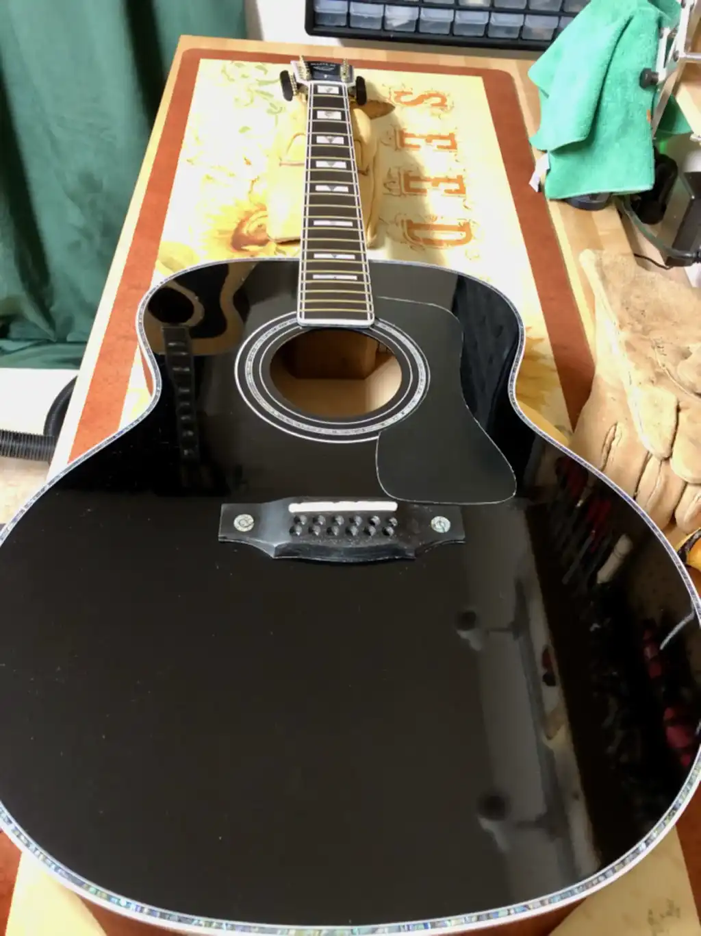 New Pickguard (with protective plastic coating)