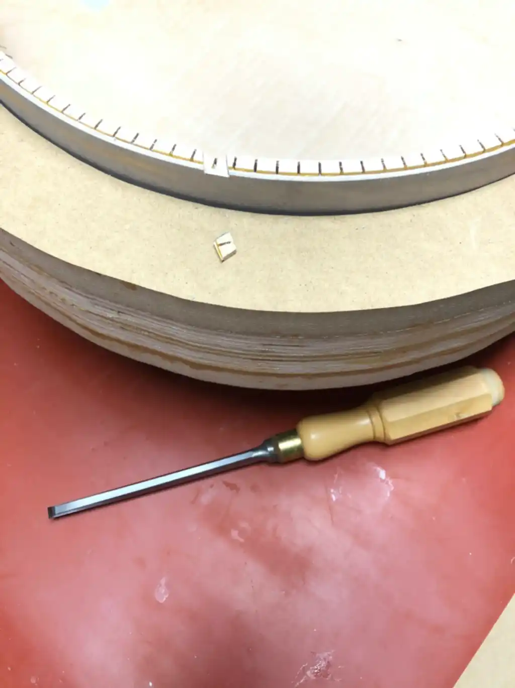 Kerfing Notched for X-brace