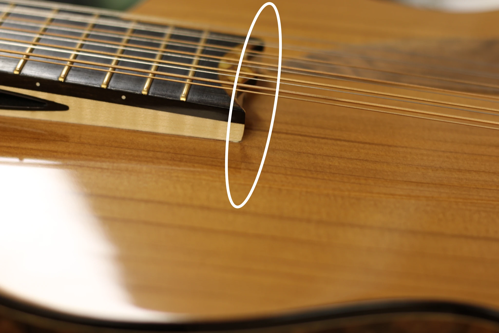 Noticeable Crease