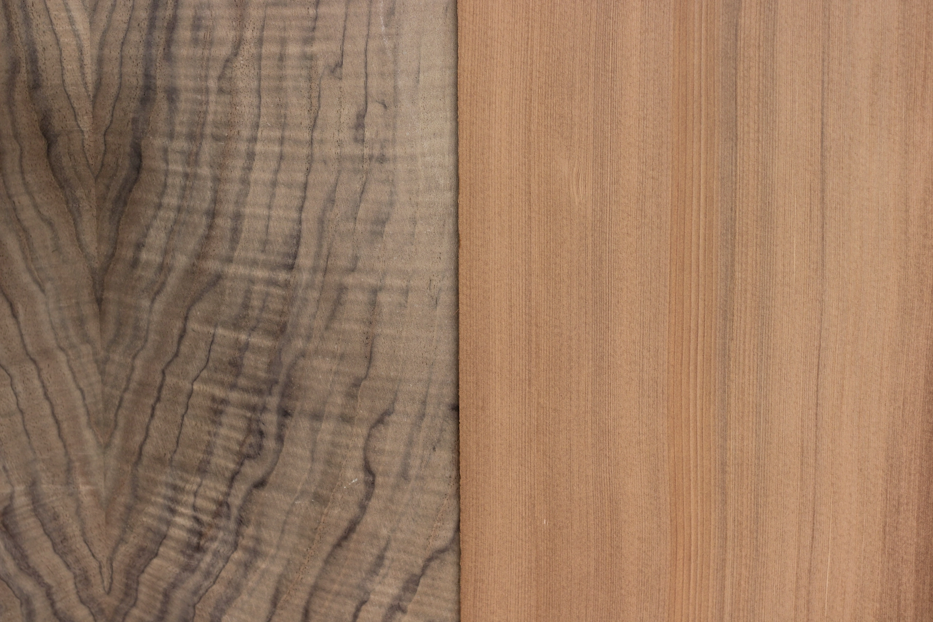 Calro Walnut and Sinker Redwood