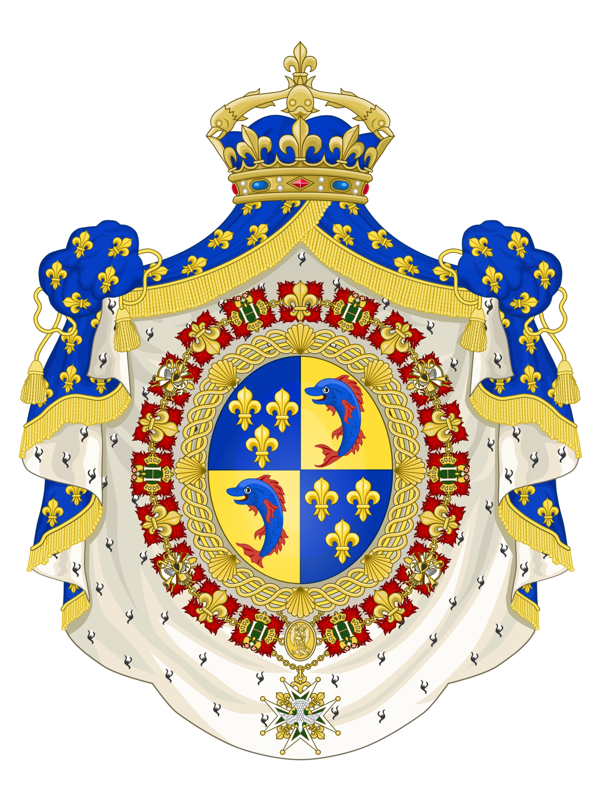 Coat of Arms of the Dauphin of France