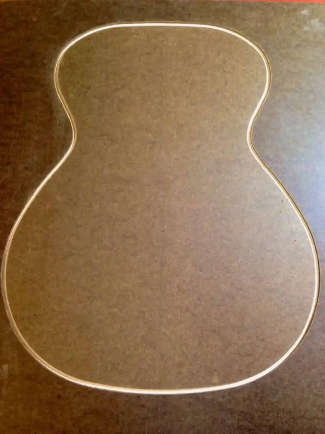 Body Mold Hardboard Cutout