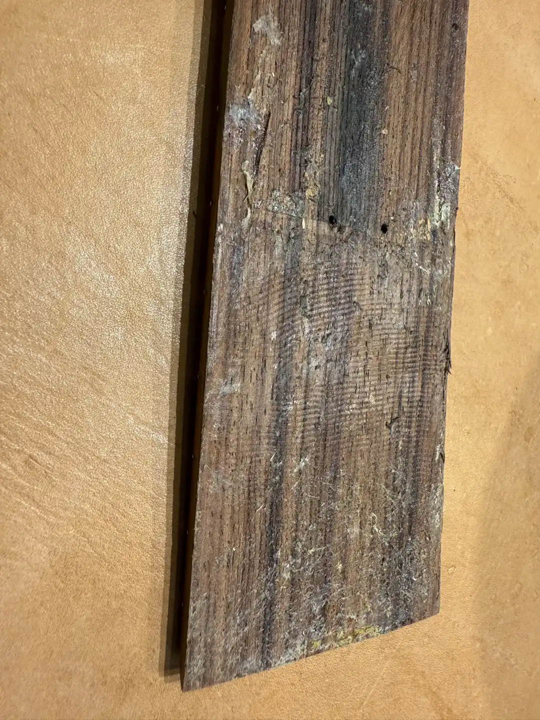 1972 Martin D-18 Fretboard Holes Drilled for Neck Removal